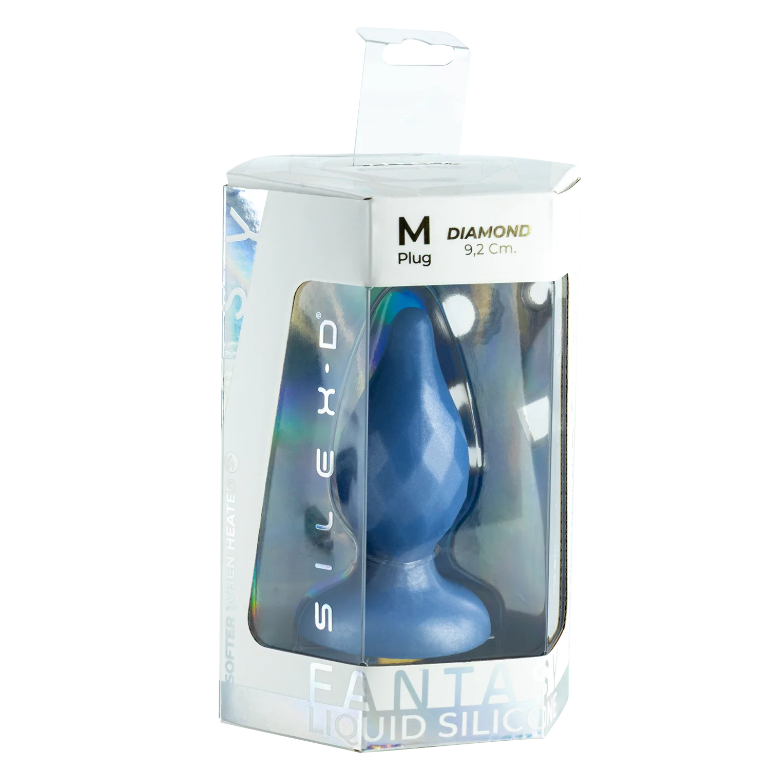 Fantasy Collection – Plug anal M en silicone liquide thermoréactif - SilexD
