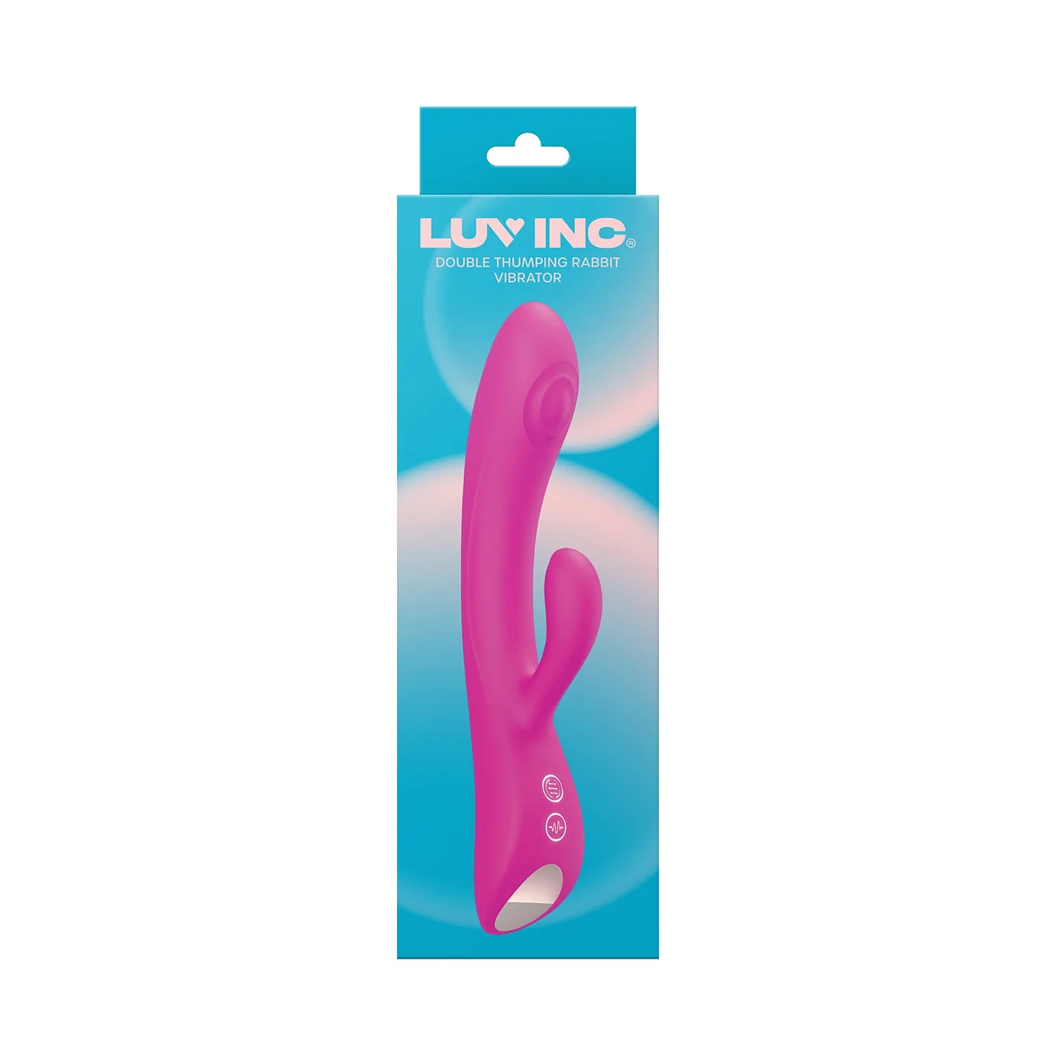 Double Thumping Rabbit – Vibrateur charmeur avec pulsée interne - Luv Inc.