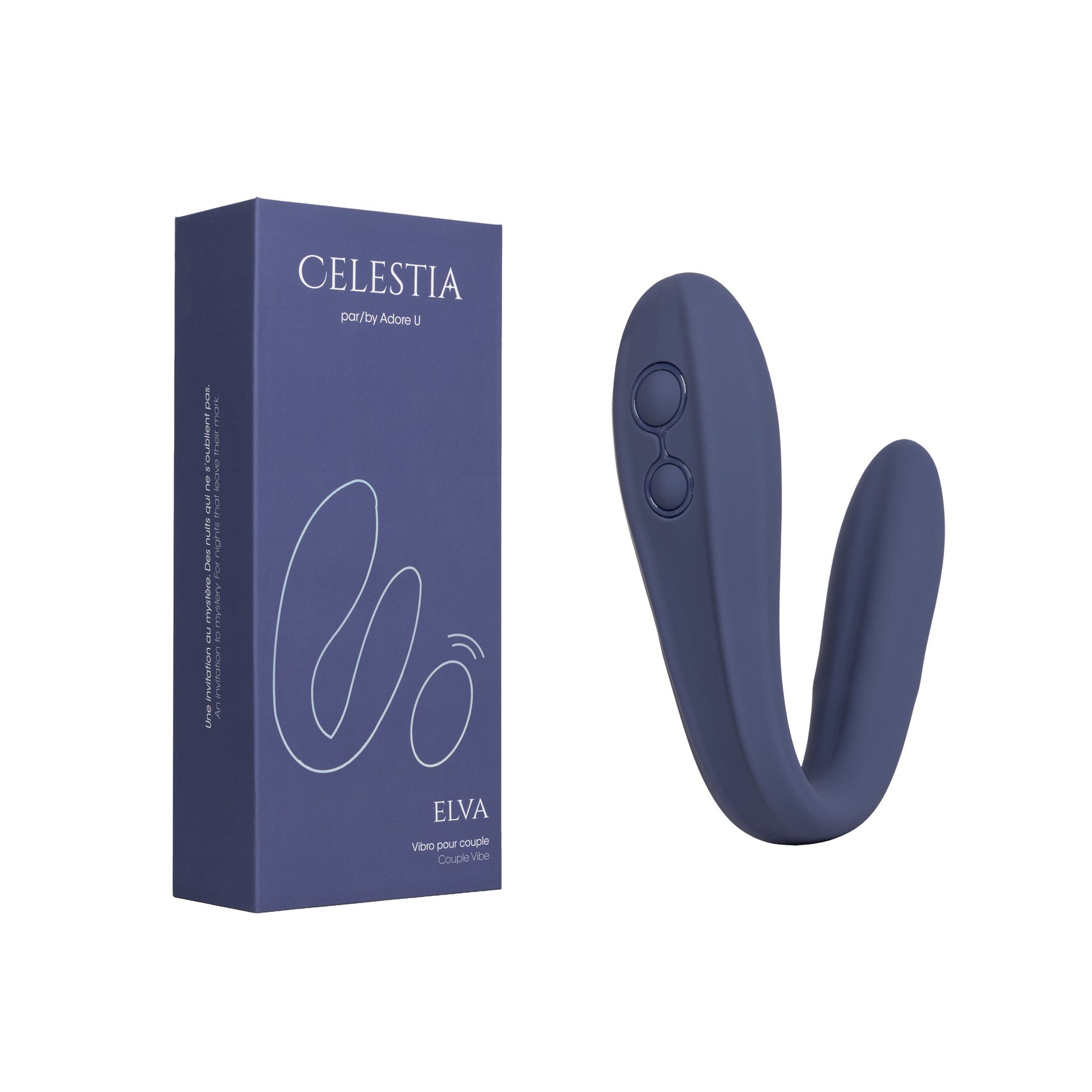 Celestia Elva – Vibrateur pour couple avec télécommande - Adore U