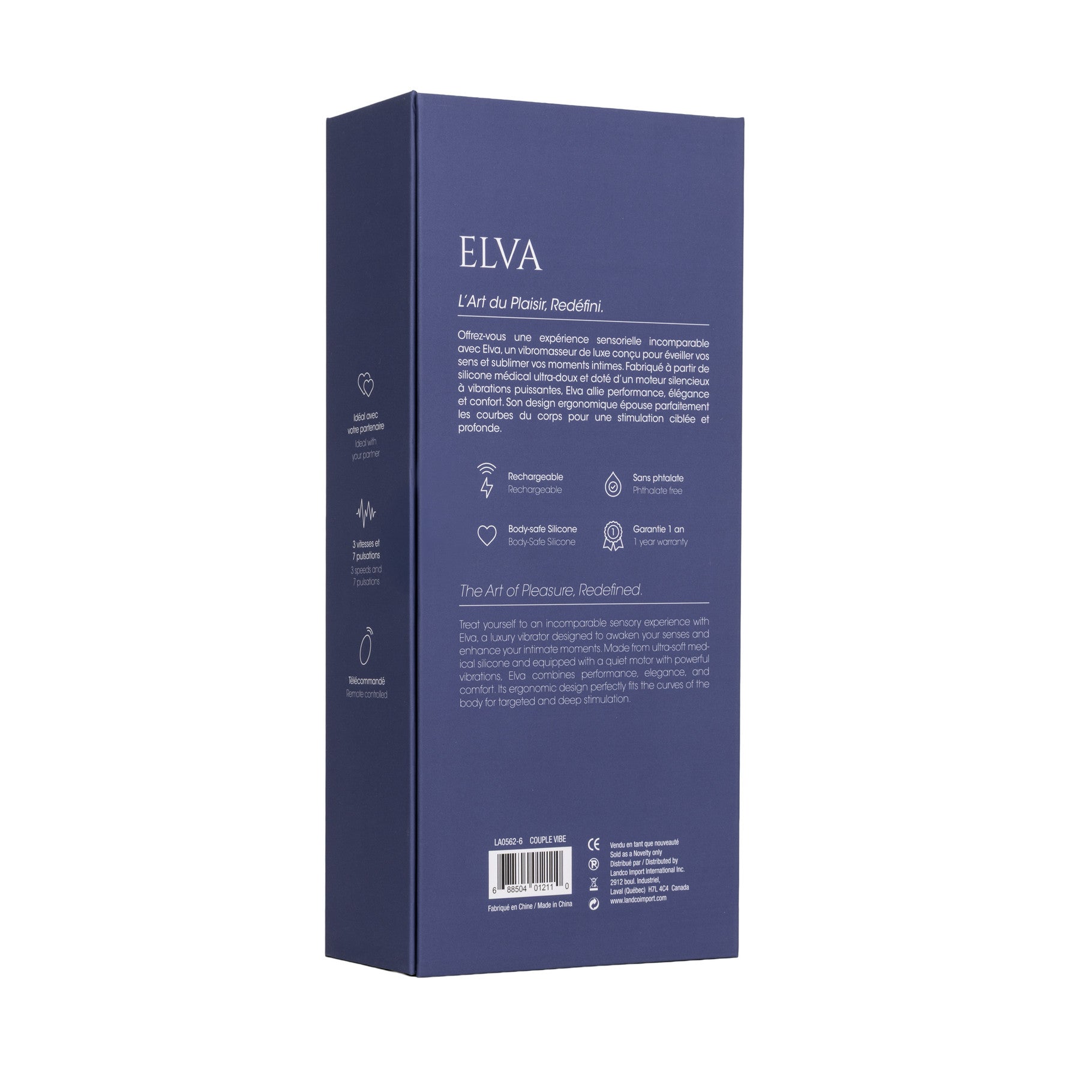 Celestia Elva – Vibrateur pour couple avec télécommande - Adore U