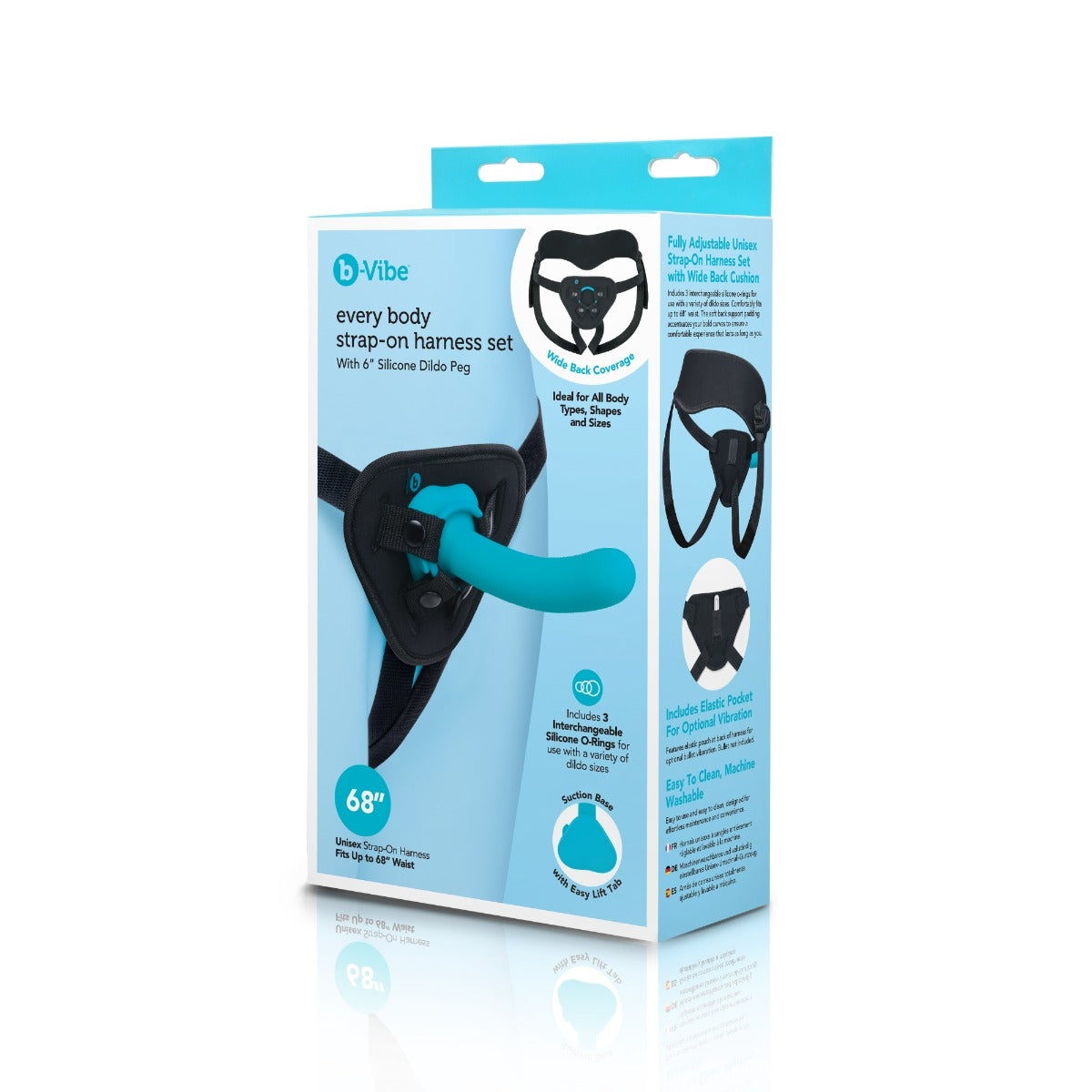 Ensemble harnais Every Body 6" - B-Vibe