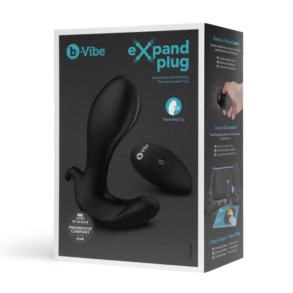Expand vibrating magnifying anal plug - B-Vibe