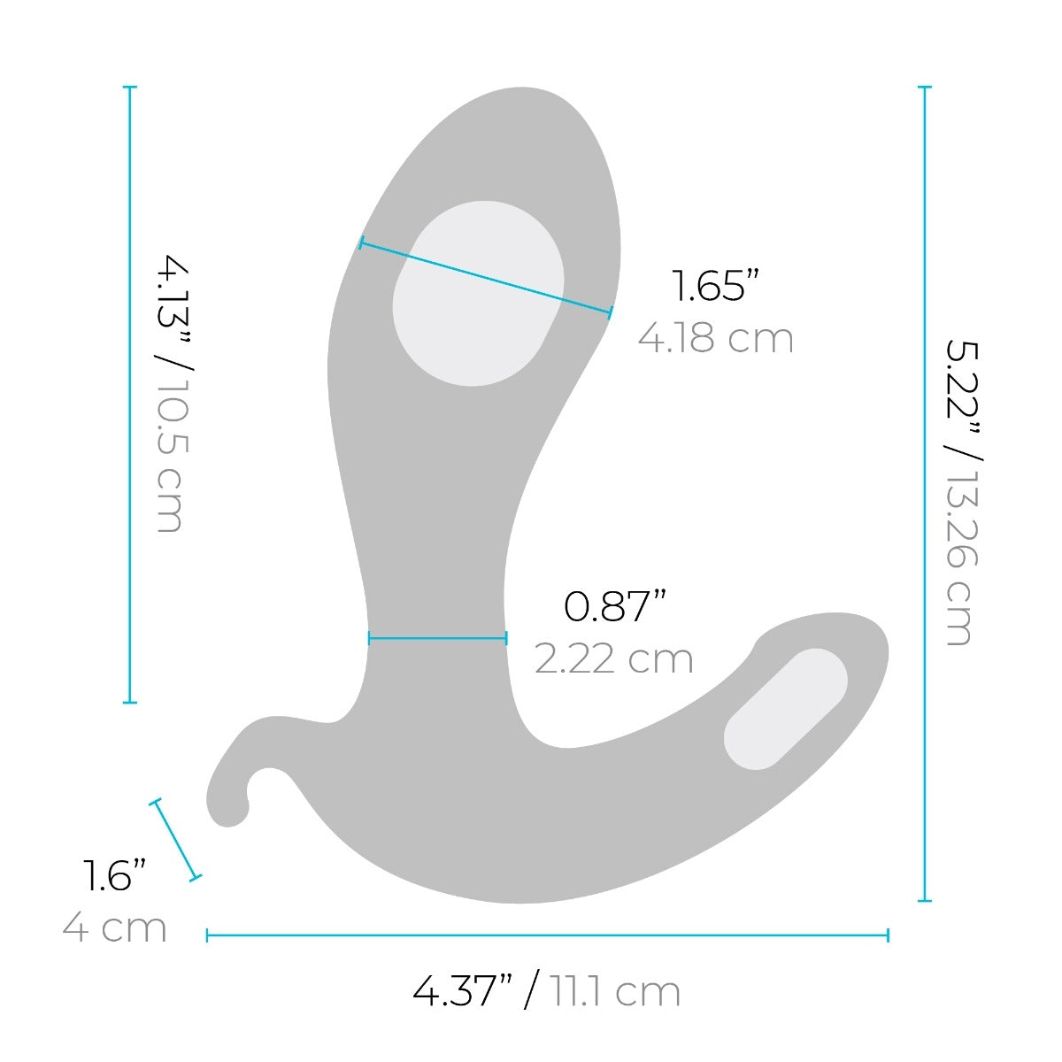 Expand vibrating magnifying anal plug - B-Vibe