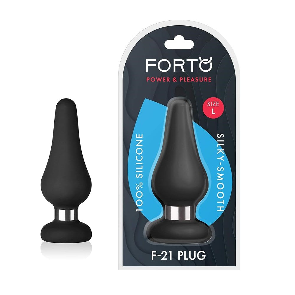 F-21 plug anal silicone avec poids - Forto