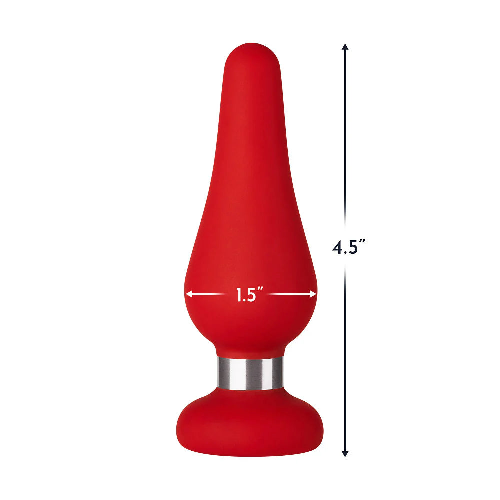F-21 plug anal silicone avec poids - Forto