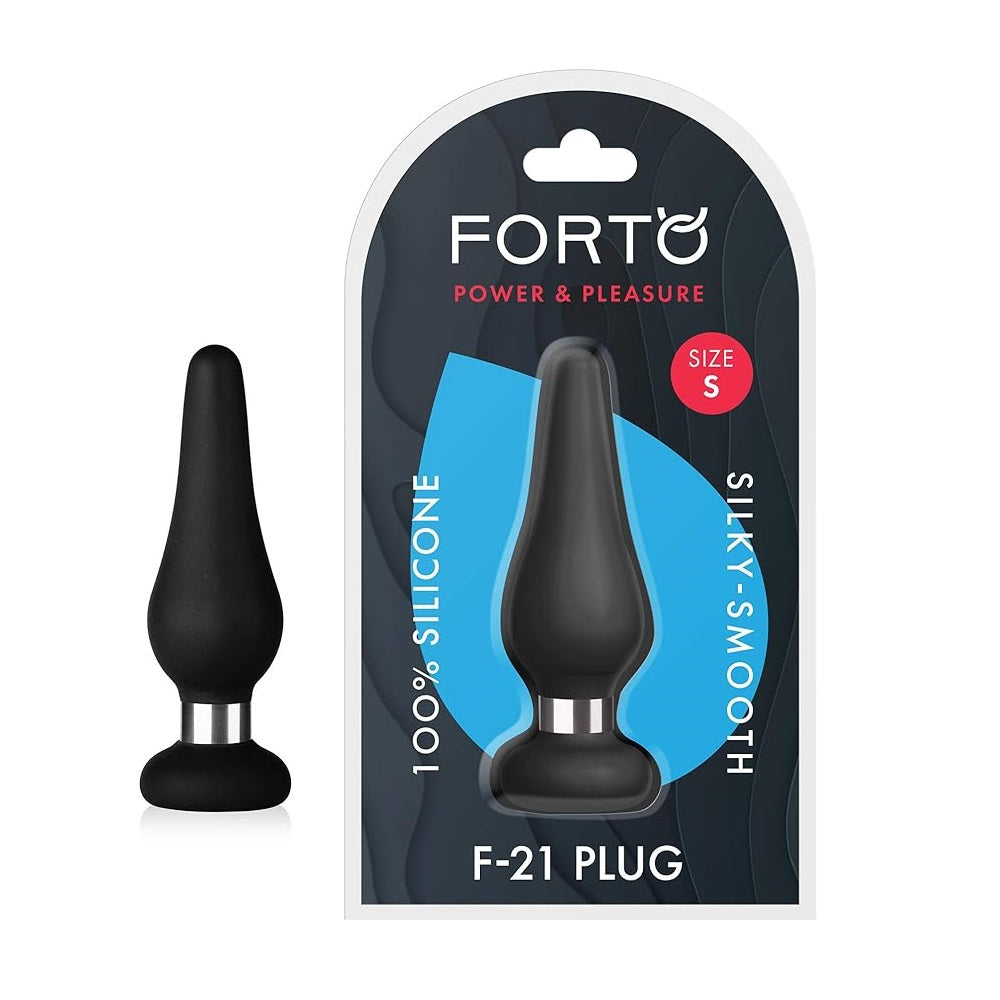 F-21 plug anal silicone avec poids - Forto