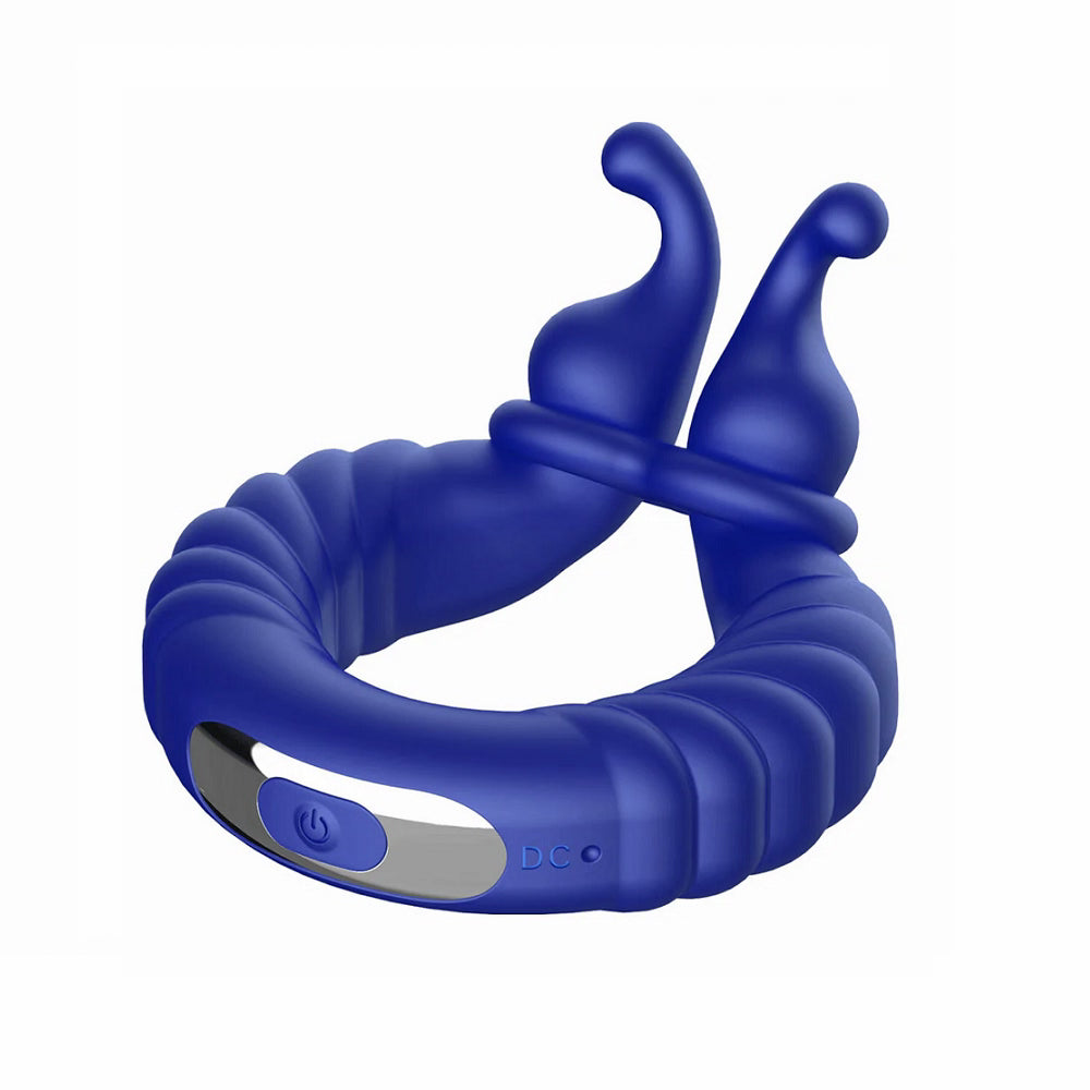 F-24 anneau pénien texturé vibrant - Forto