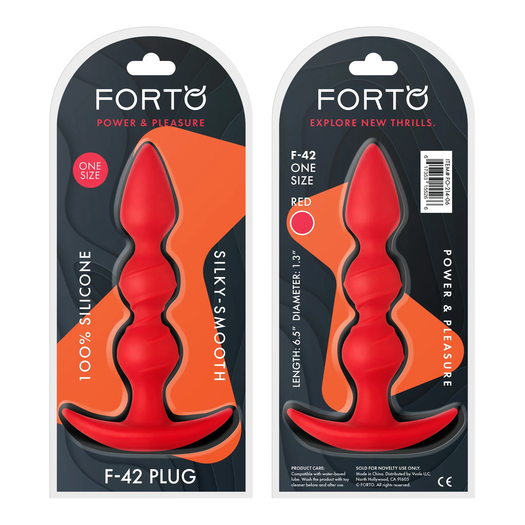 F-42 beaded spiral anal plug - Forto