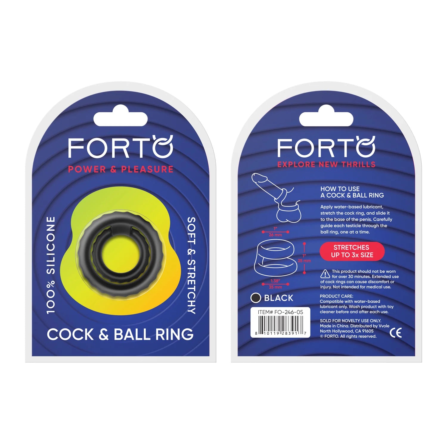 F-43 – Double anneau pénien et testicules - Forto