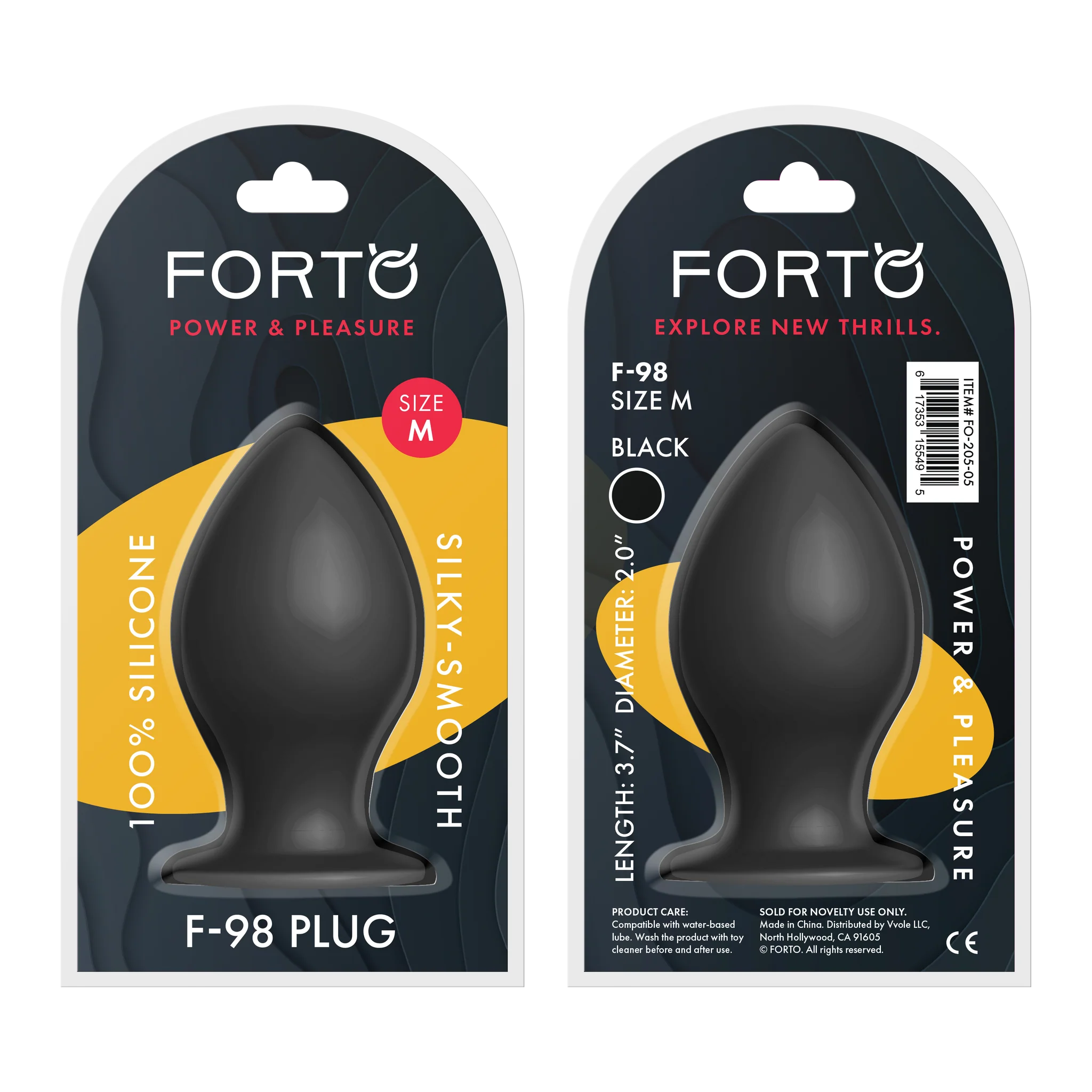 F-98 cone anal plug - Forto