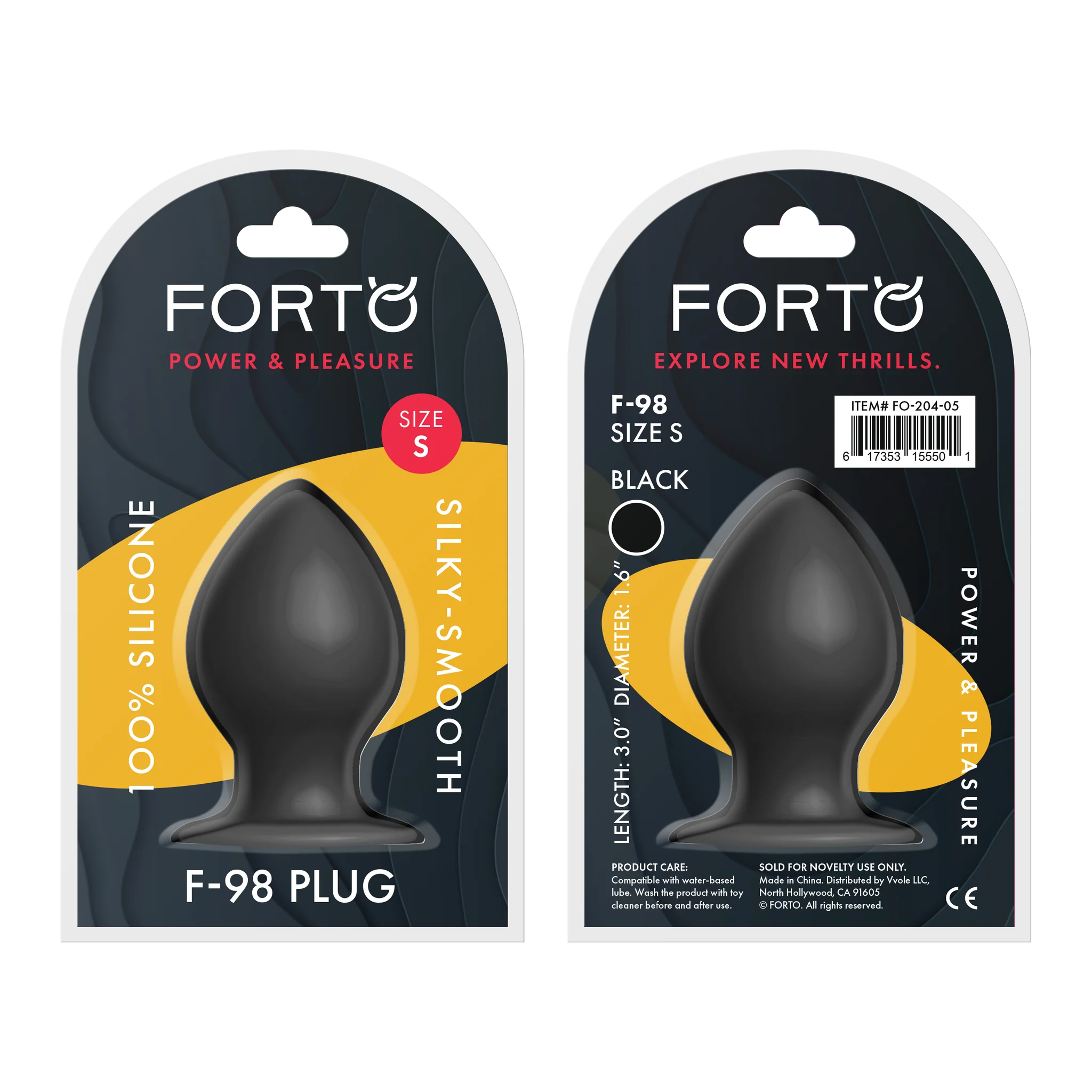 F-98 cone anal plug - Forto