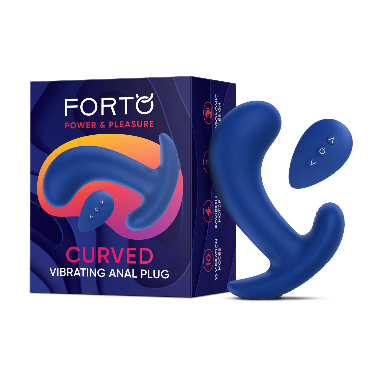 Curved vibrating plug - Forto