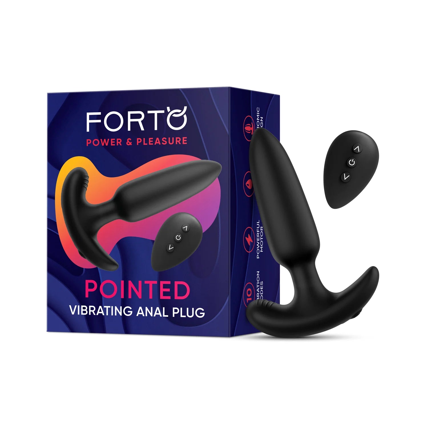 Pointed plug vibrant - Forto