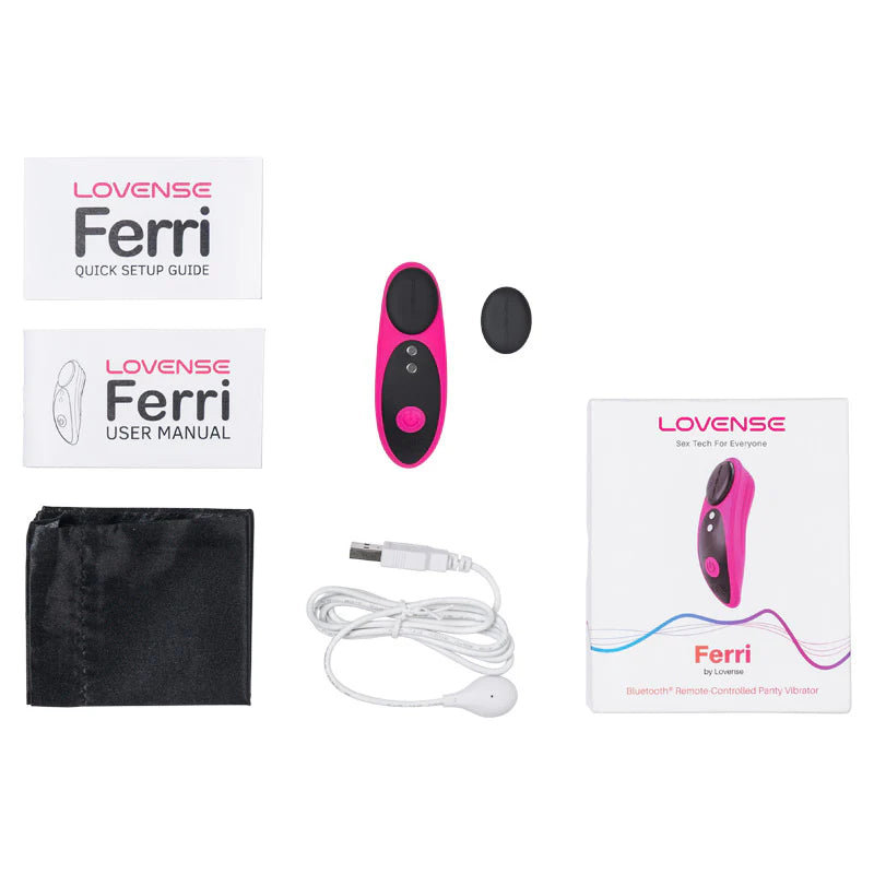 Ferri – Culotte vibrante pour stimulateur clitoridien connecté - Lovense