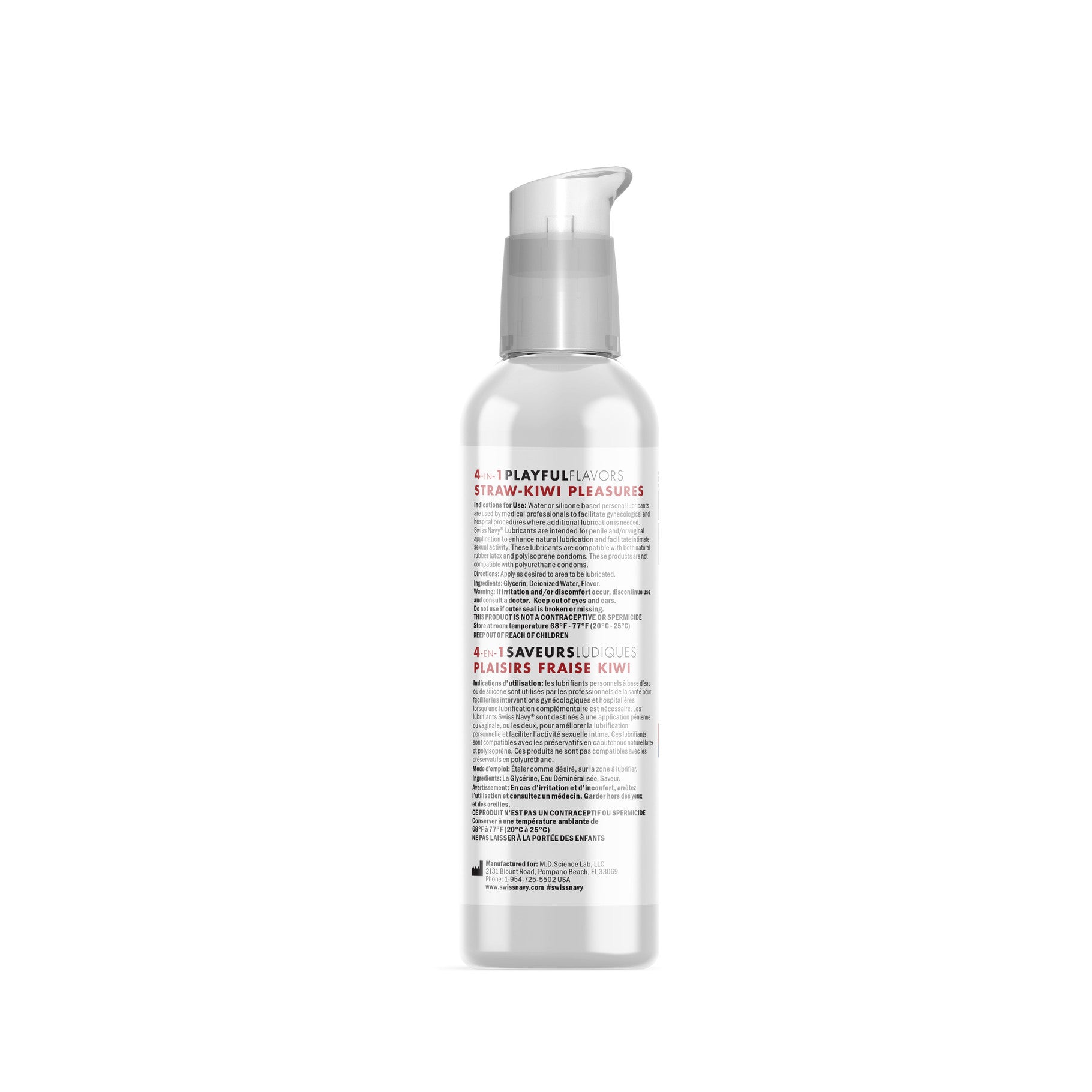Formules gourmandes 4-en-1 – Lubrifiant à base d'eau et saveur - Swiss Navy