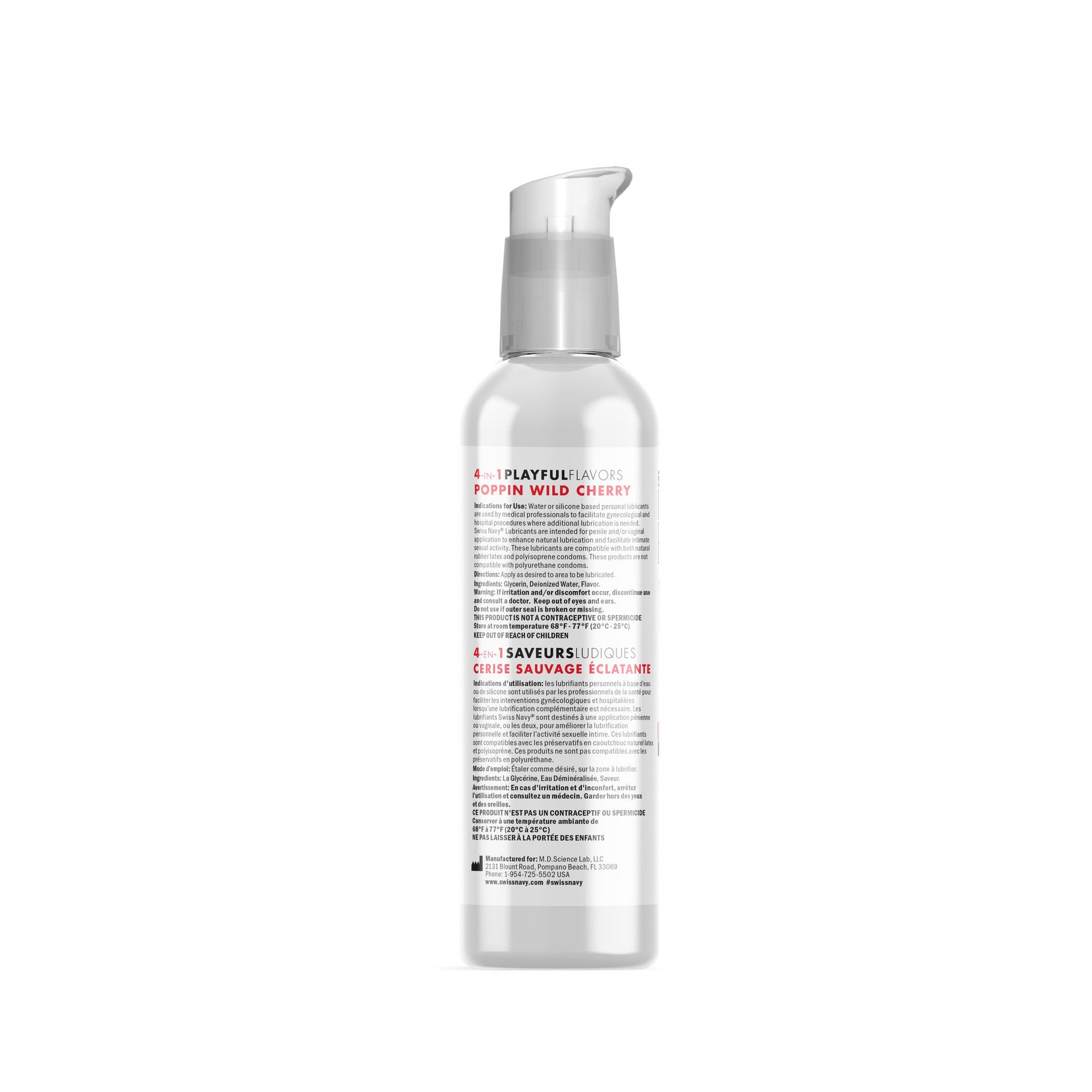 Formules gourmandes 4-en-1 – Lubrifiant à base d'eau et saveur - Swiss Navy