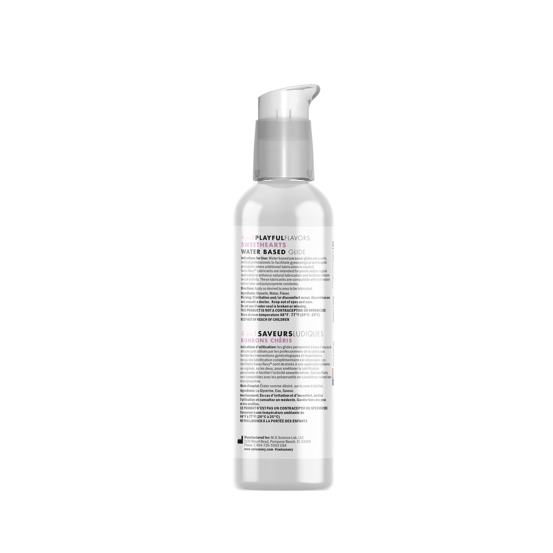 Formules gourmandes 4-en-1 – Lubrifiant à base d'eau et saveur - Swiss Navy