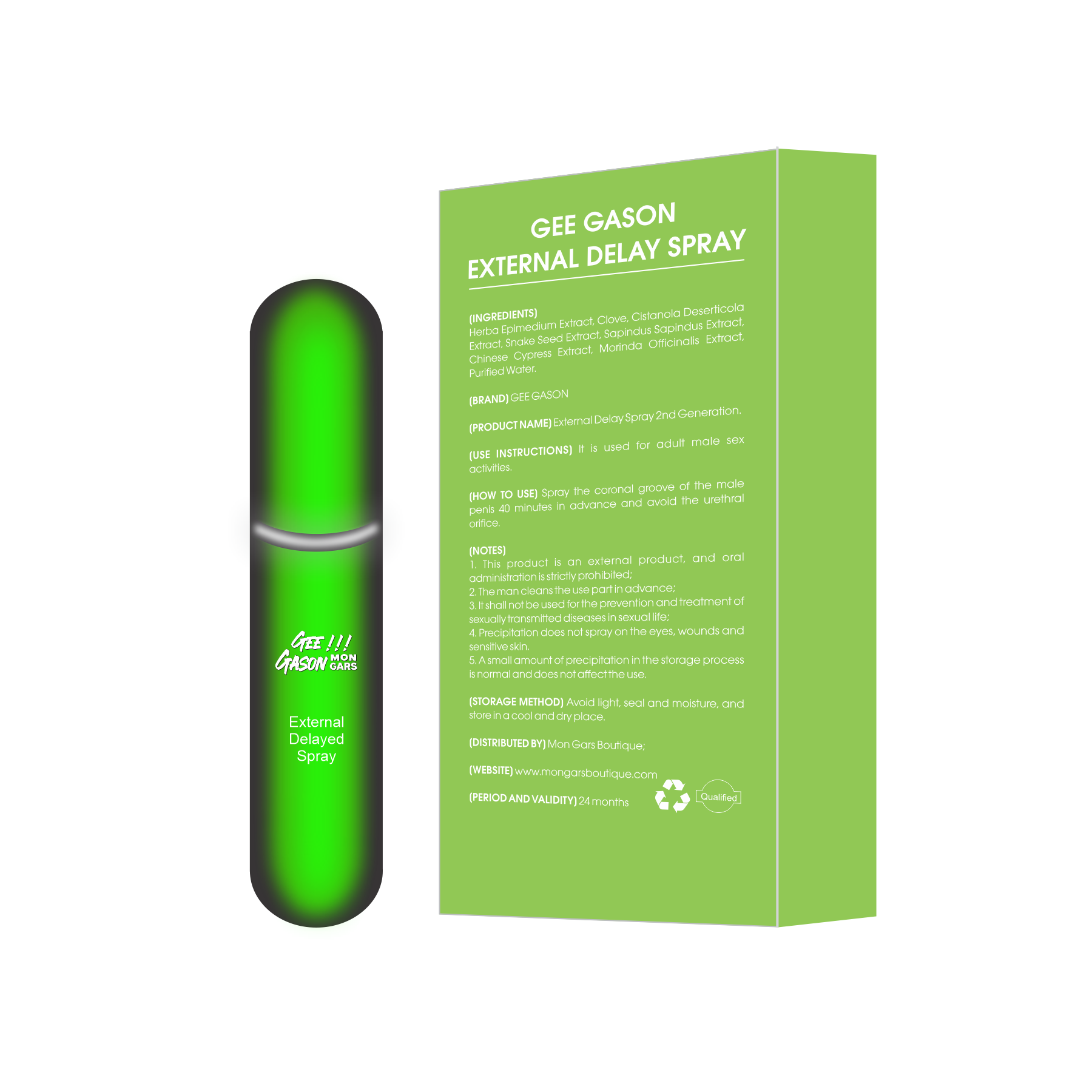 Gee Gason Spray désensibilisant homme - Mon Gars Boutique