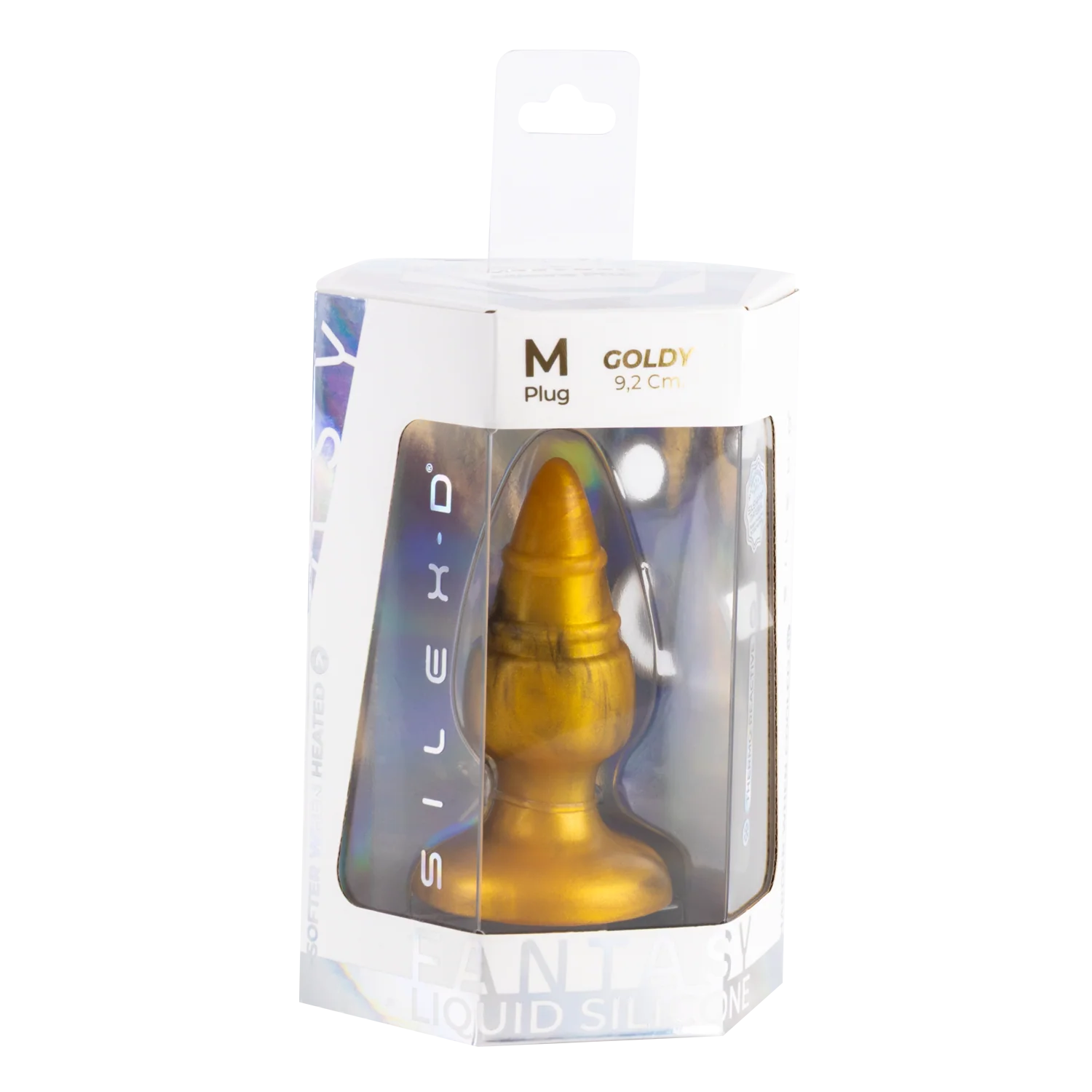 Fantasy Collection – Plug anal M en silicone liquide thermoréactif - SilexD