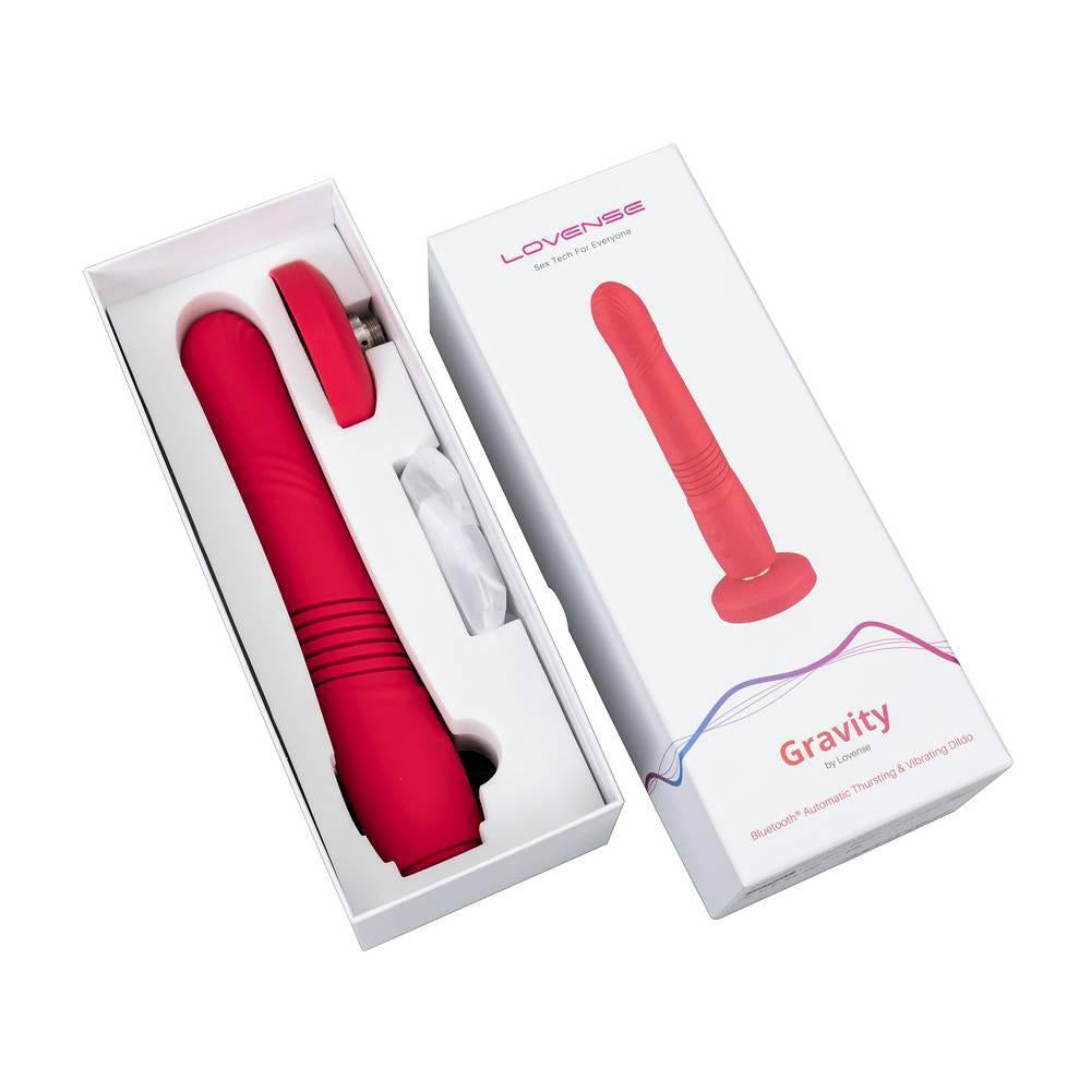 Gravity – Gode vibrant à va-et-vient automatique connecté - Lovense