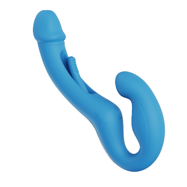 Harmony Duo Vibrator Harness - Honey Play Box