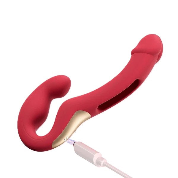 Harmony Duo Vibrator Harness - Honey Play Box