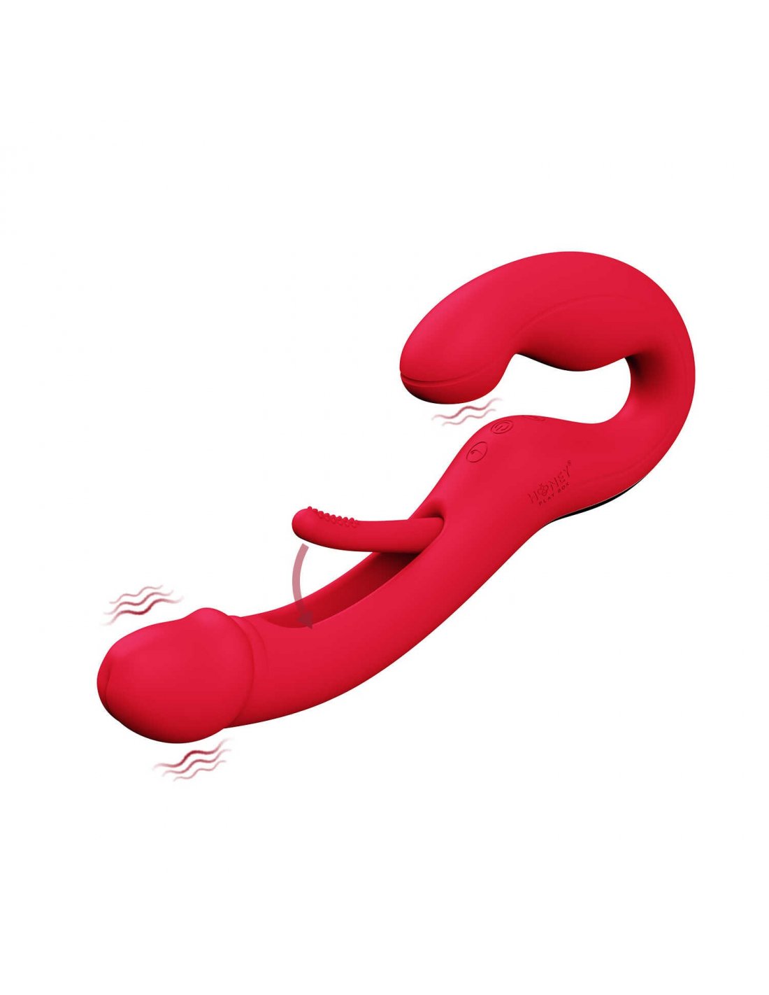 Harmony Duo Vibrator Harness - Honey Play Box