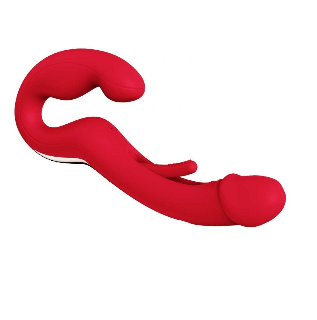 Harmony Duo Vibrator Harness - Honey Play Box