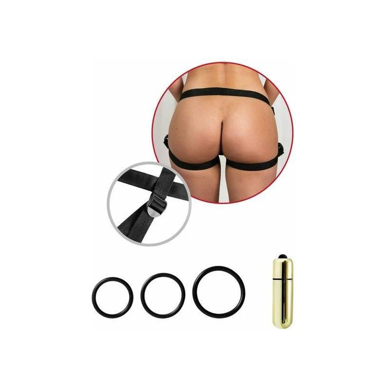 Harness and small vibrator - Miss Morgane