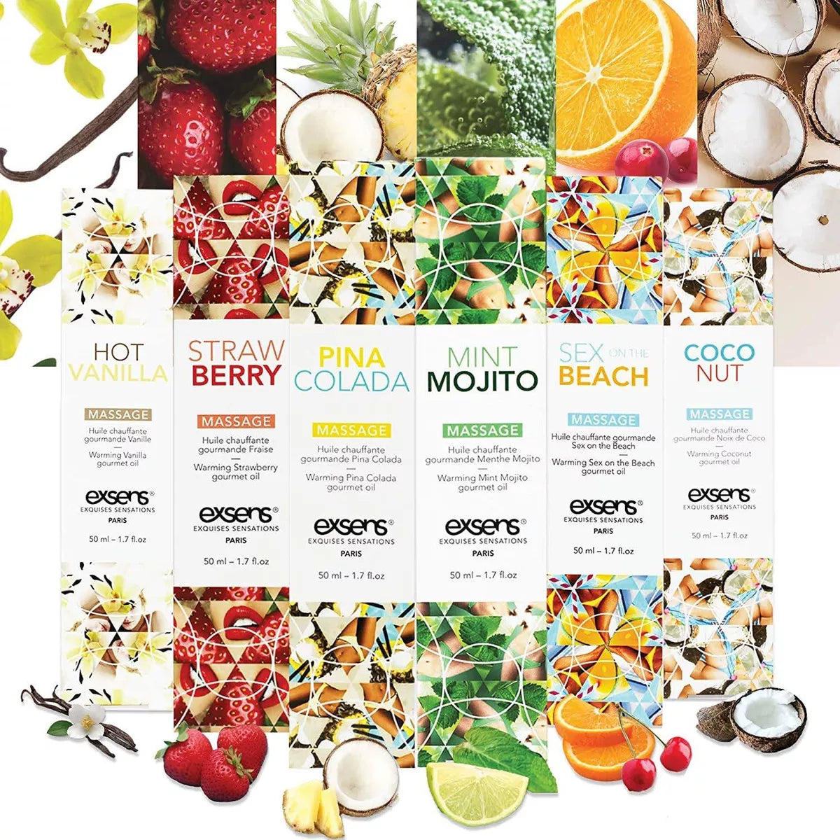 Delectable Warming Massage Oil - Exsens