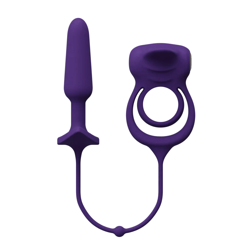 Humper anneau double avec plug anal - Védo