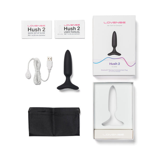 Hush 2 – Plug anal vibrant connecté - Lovense