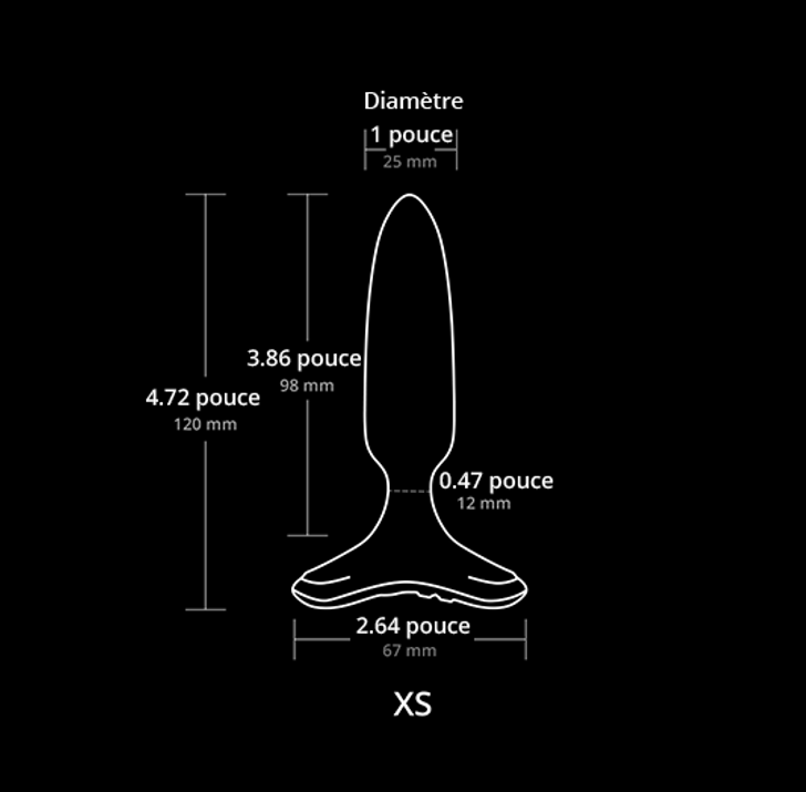 Hush 2 – Plug anal vibrant connecté - Lovense