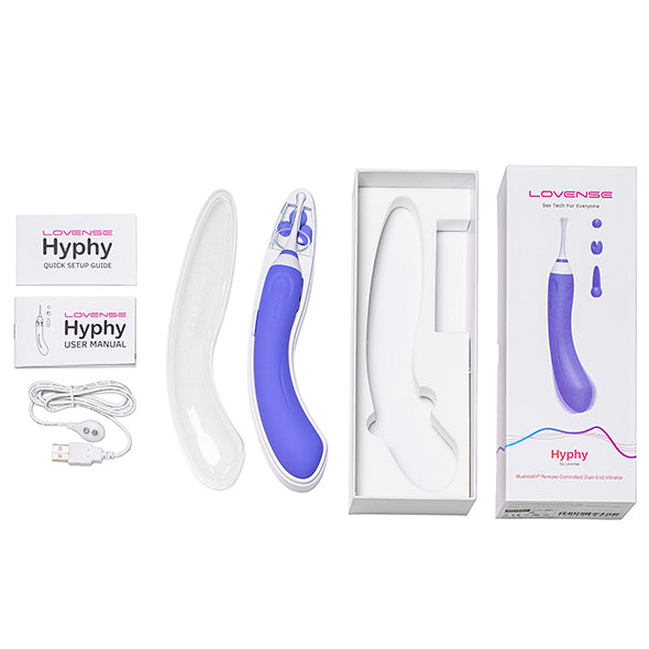 Hyphy – Vibromasseur connecté à double extrémité - Lovense