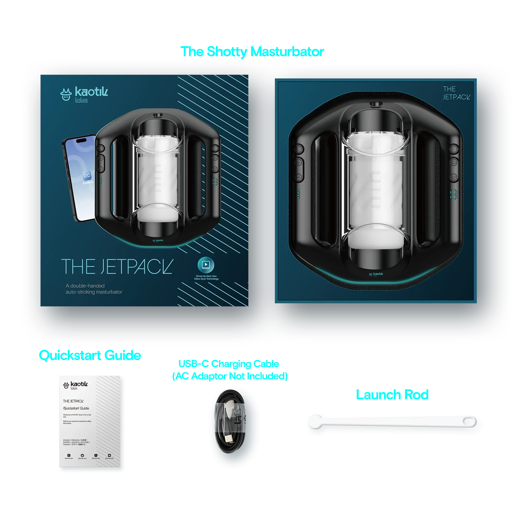 Le Jetpack – Masturbateur automatique connecté - Kaotik Labs par Svakom