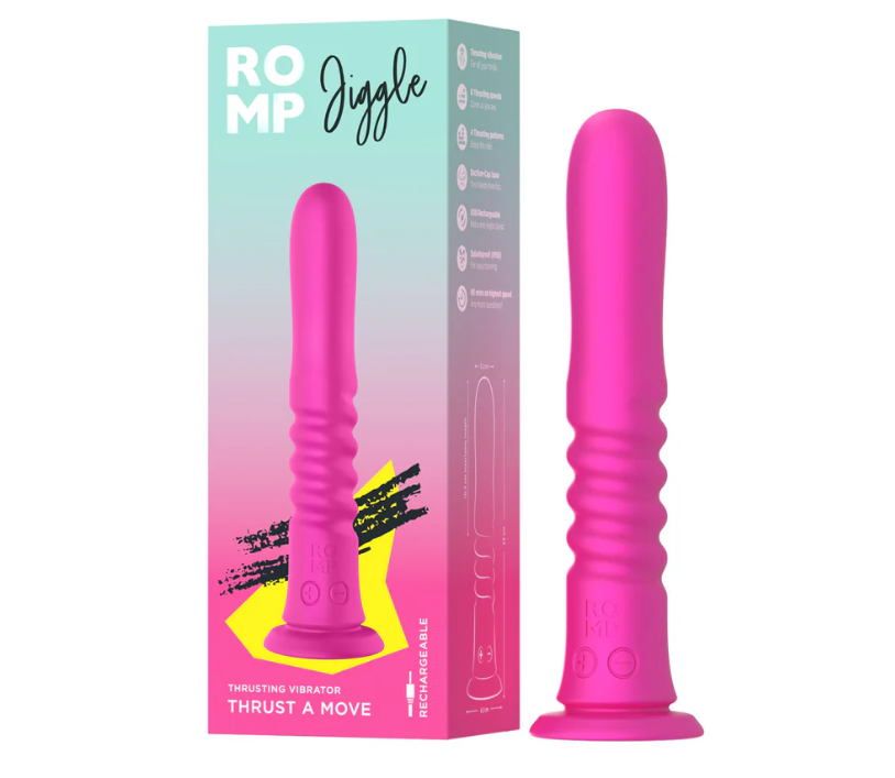 Jiggle – Dildo à poussées - ROMP