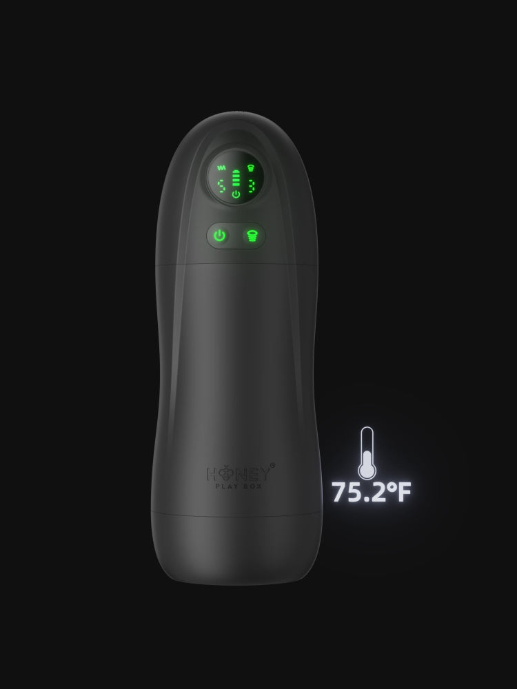 Kai Pro – Masturbateur interactif avec aspiration, vibrations et chauffage - Honey Play Box