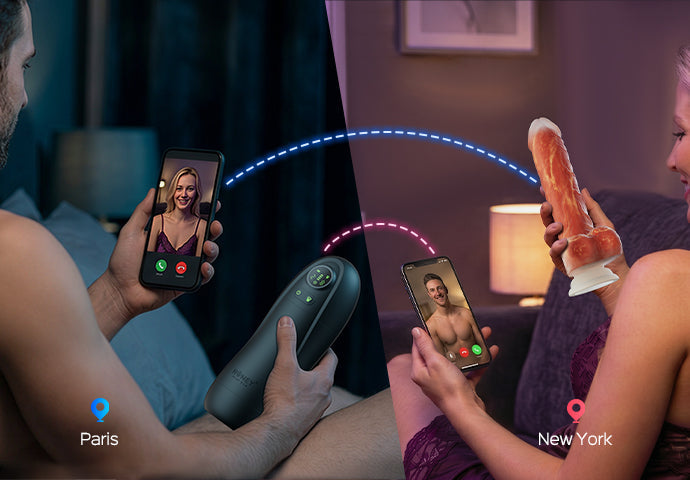 Kai Pro – Masturbateur interactif avec aspiration, vibrations et chauffage - Honey Play Box