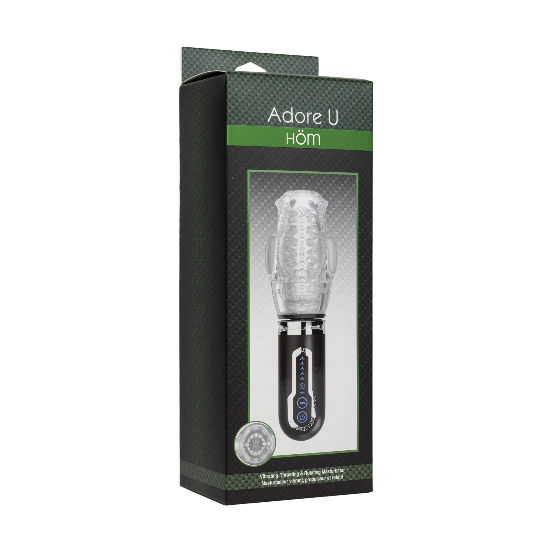 Masturbateur vibrant, propulseur et rotatif - Adore U Höm