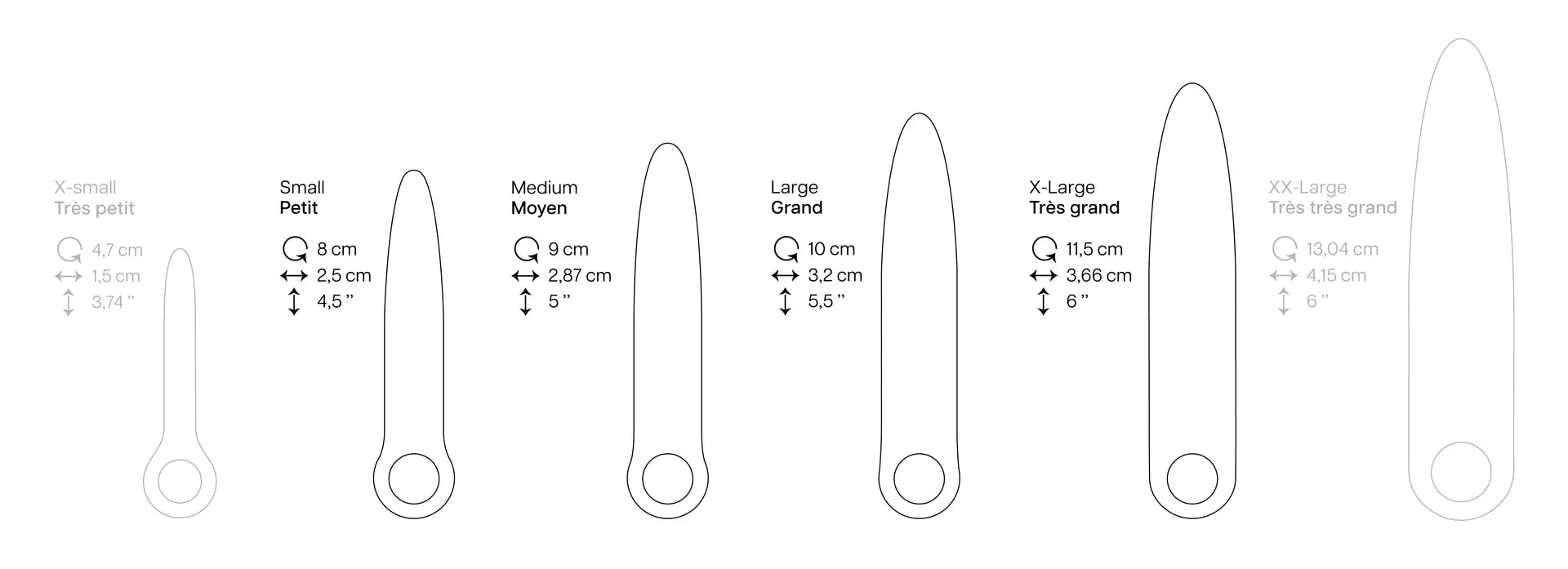 Ensemble de dilatateurs vaginaux progressifs en 4 formats - Floravi