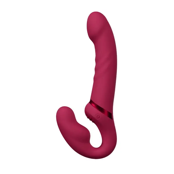 Lapis – Gode-ceinture vibrant à double extrémité connecté - Lovense