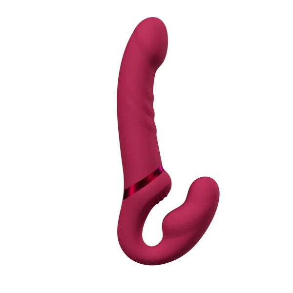 Lapis – Gode-ceinture vibrant à double extrémité connecté - Lovense