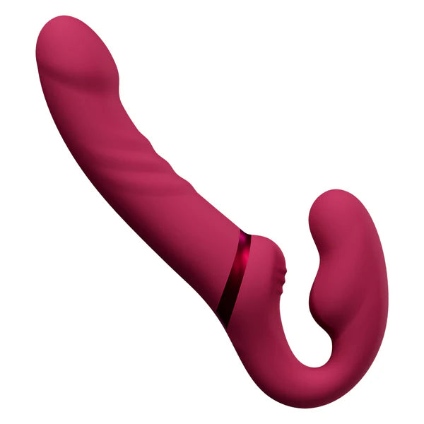 Lapis – Gode-ceinture vibrant à double extrémité connecté - Lovense