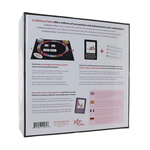 Jeu A Lifetime of Sex! - Kheper Games