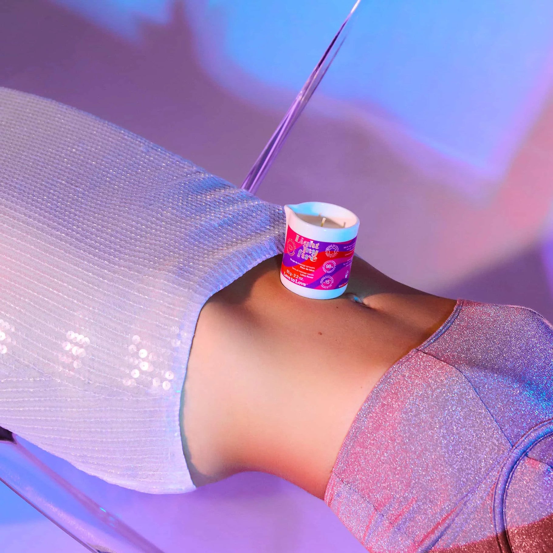 Bougie de massage Light my fire - Love to Love