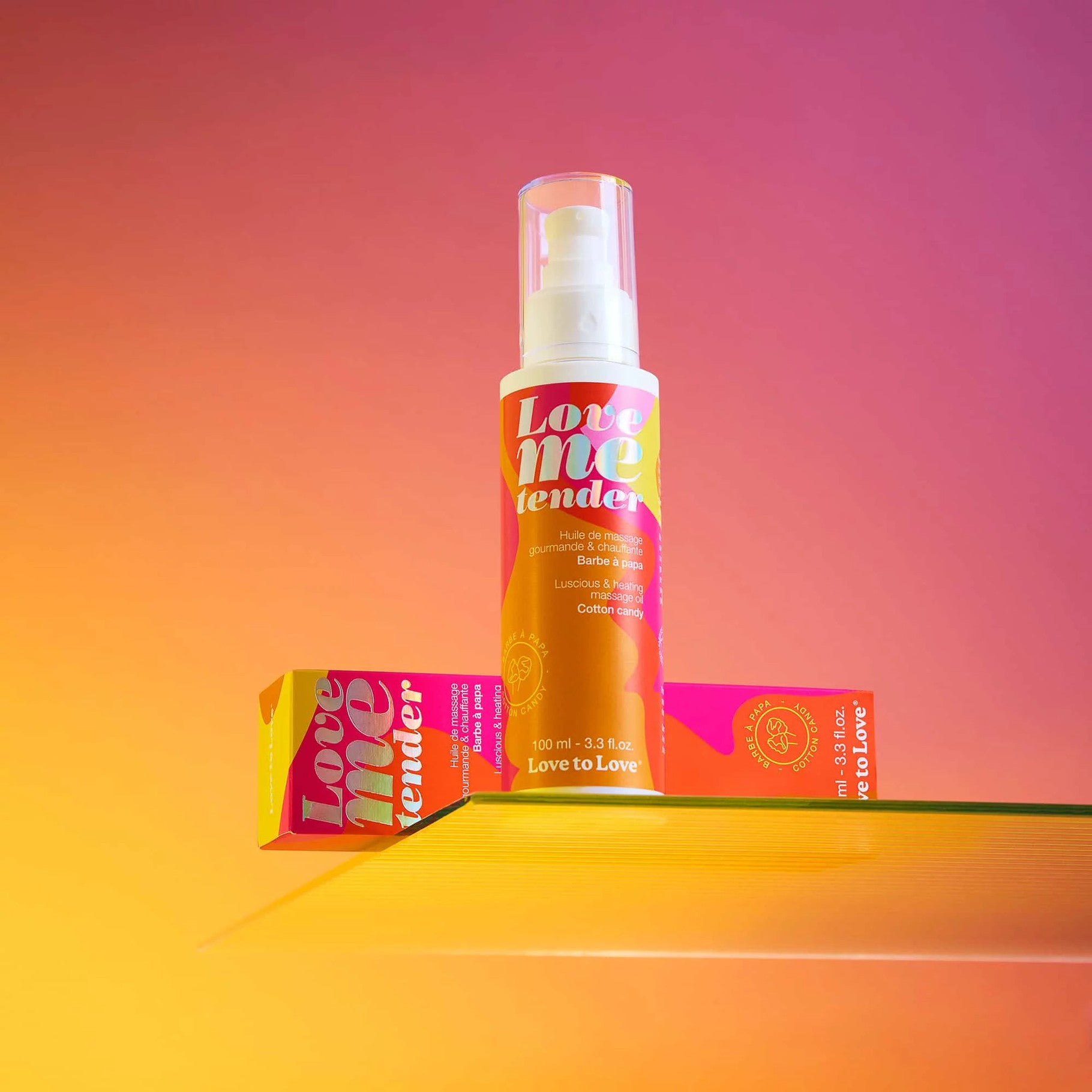 Huile de massage gourmande et chauffante Love me tender - Love to Love