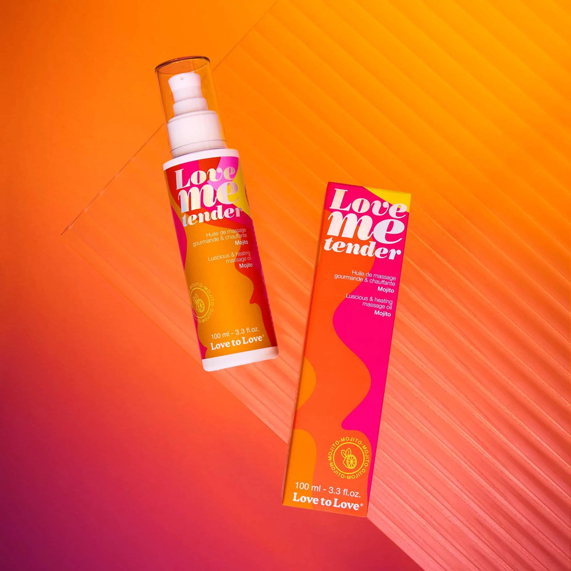 Huile de massage gourmande et chauffante Love me tender - Love to Love