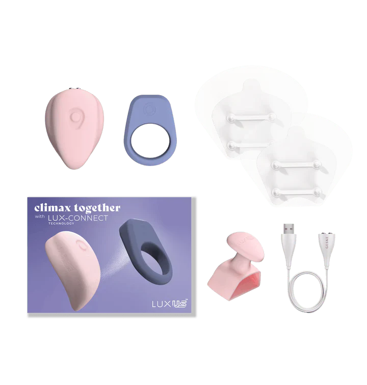 Lux-Us vibrateur clitoridien et anneau pénien connectable - Kiiroo