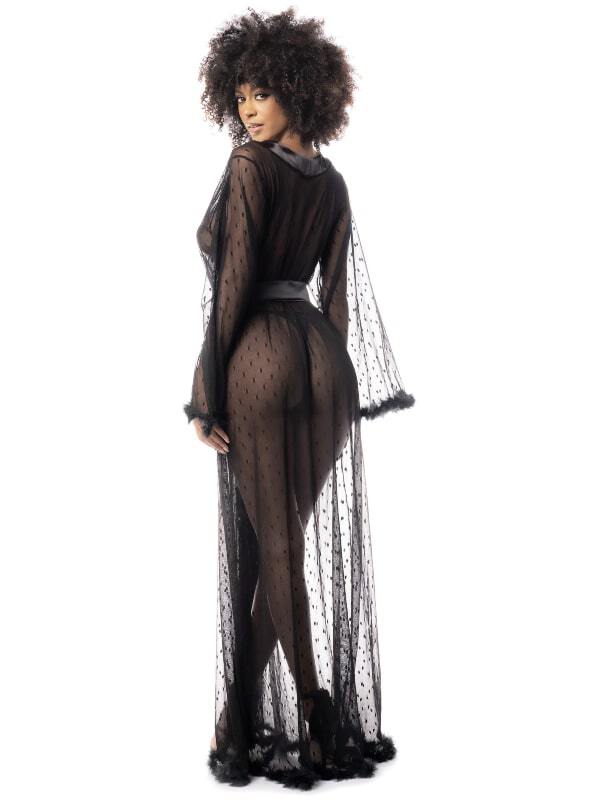 Long lace bathrobe - Mapalé