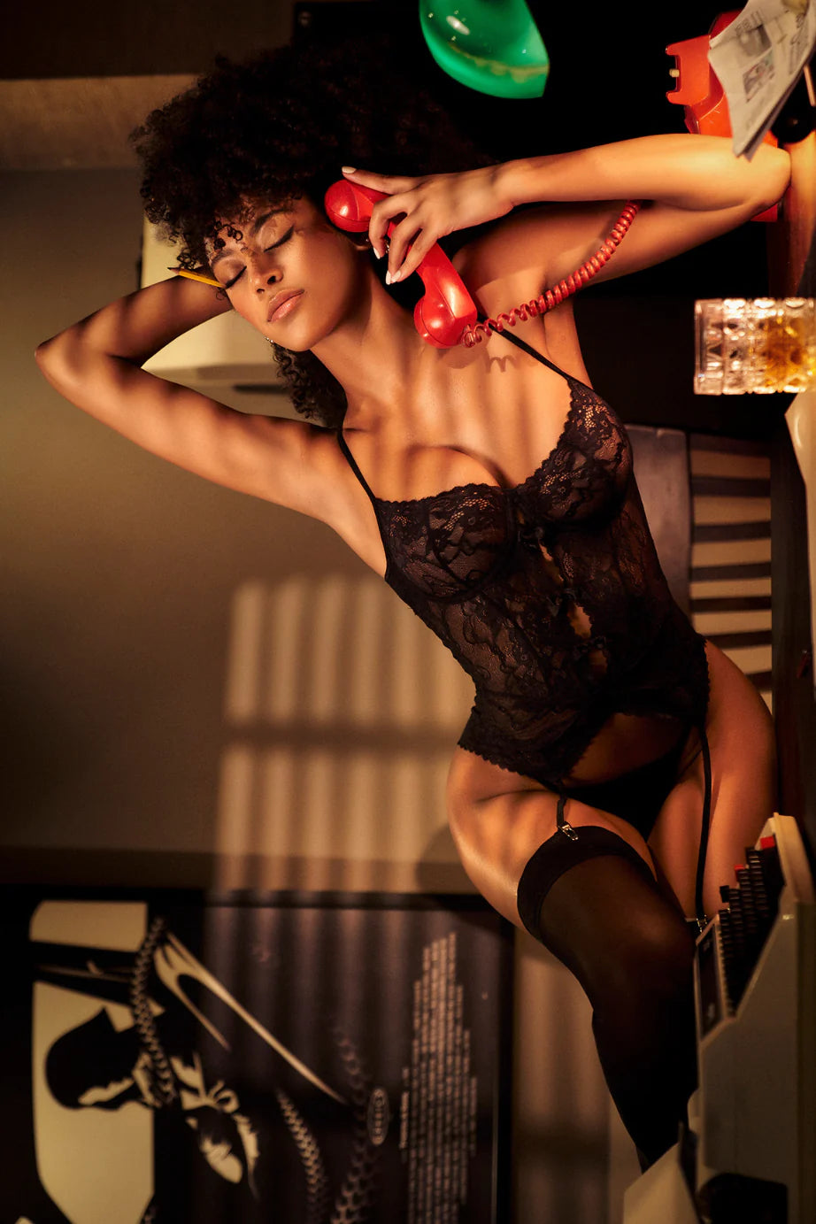 Guêpière en dentelle - Mapalé